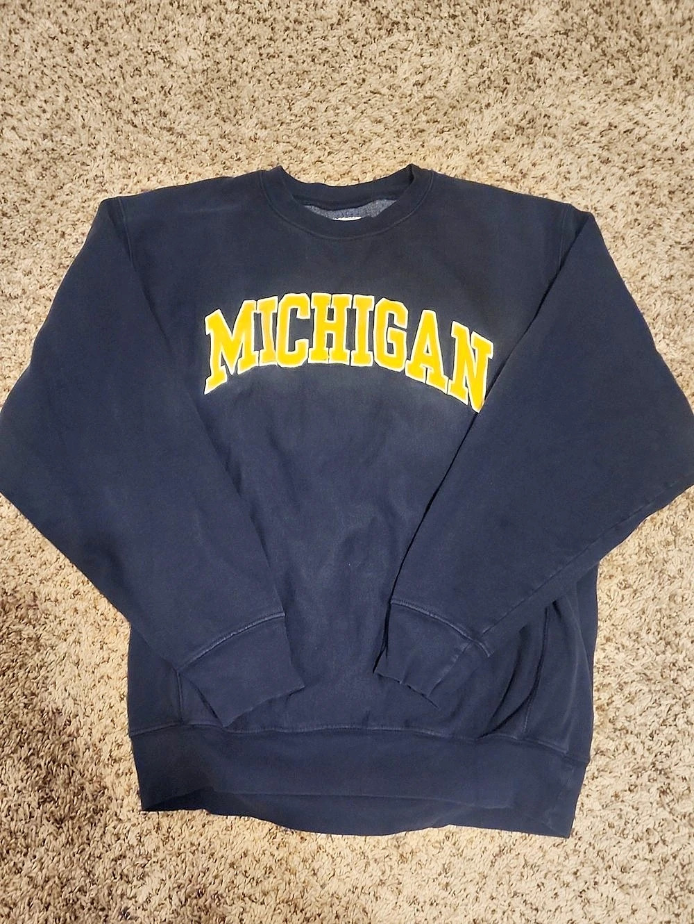 Steve And Barry's Michigan Graphic Sweatshirt Blue Size Large